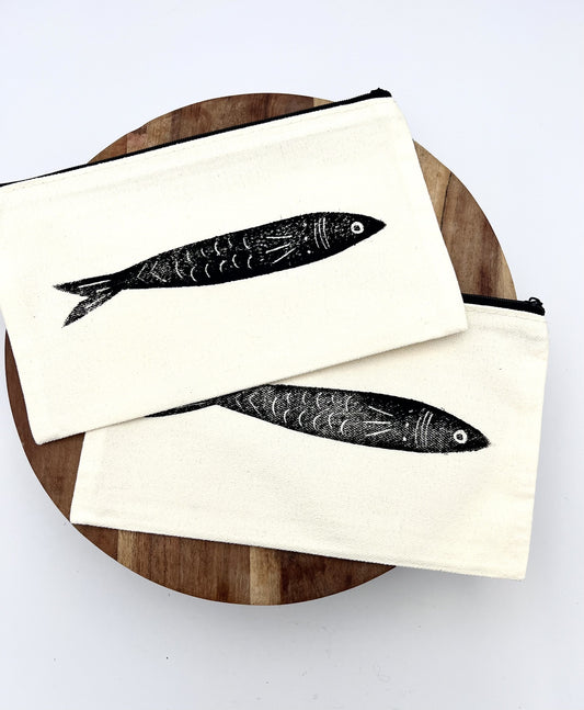 Loaves and Fishes Zipper Cosmetic Bag