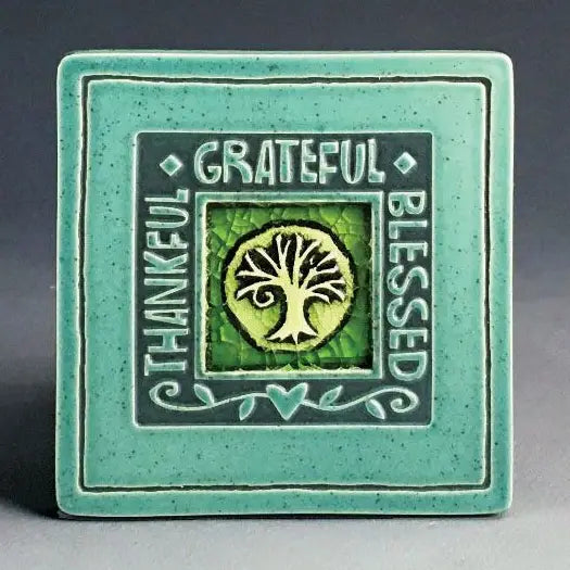 Coaster-"Thankful, Grateful, Blessed"