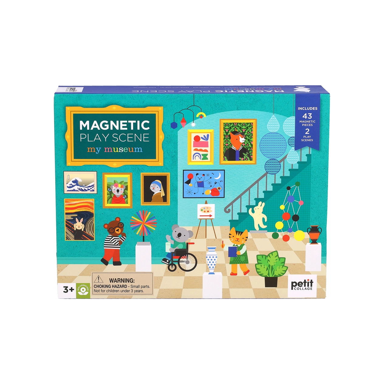 Museum Magnetic Play Scene