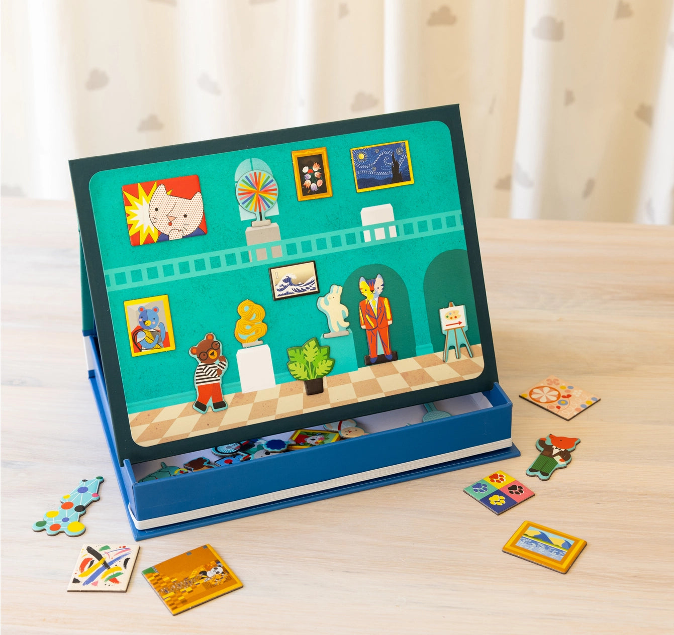 Museum Magnetic Play Scene