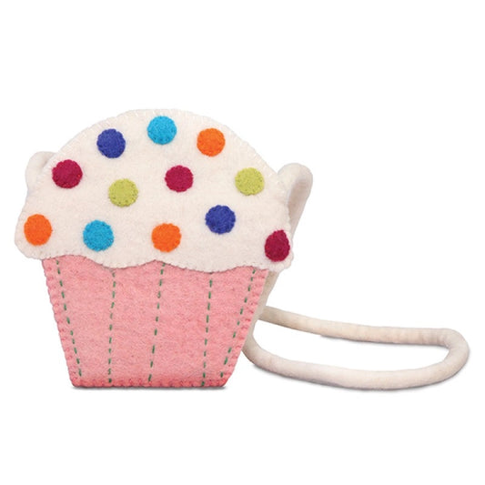 Muffin Long Handle Purse-Pink