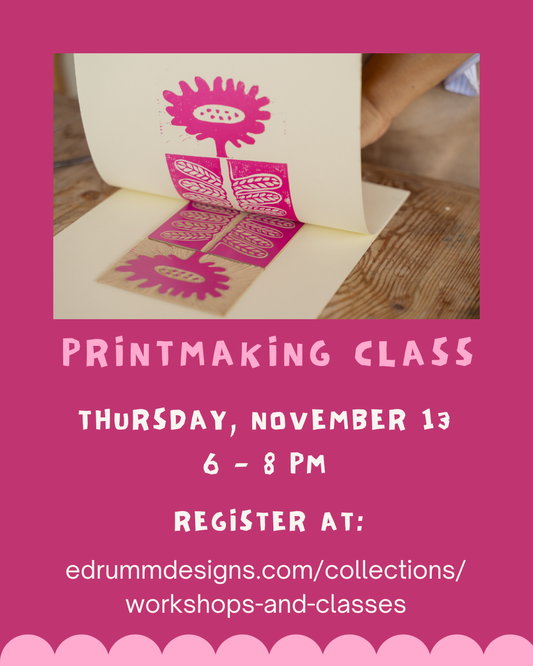 Printmaking Class - 11/13