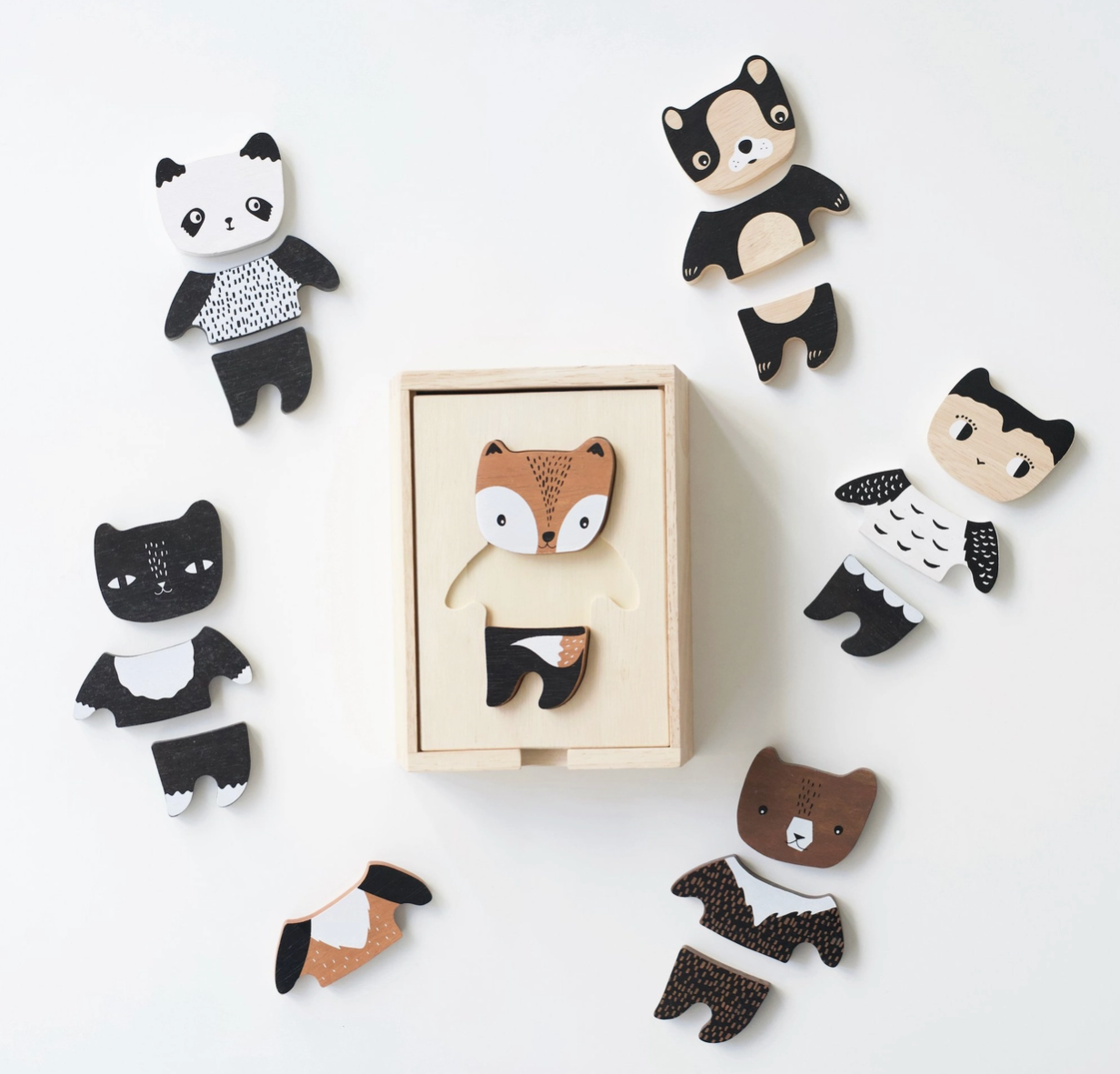 Mix & Match Animal Tiles Puzzle