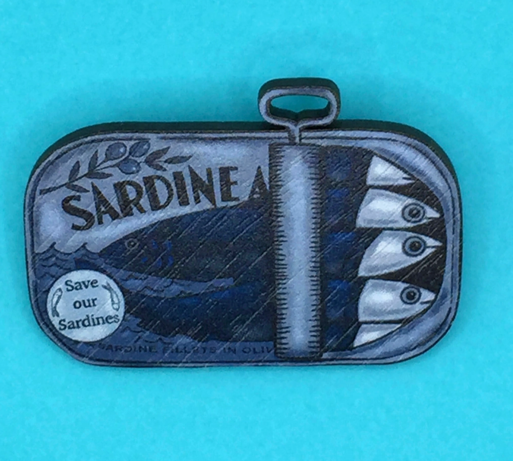 Sardines Brooch