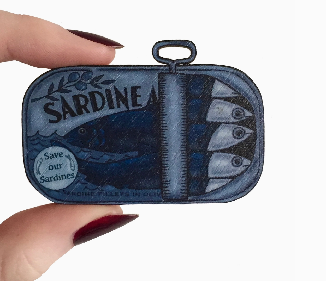 Sardines Brooch