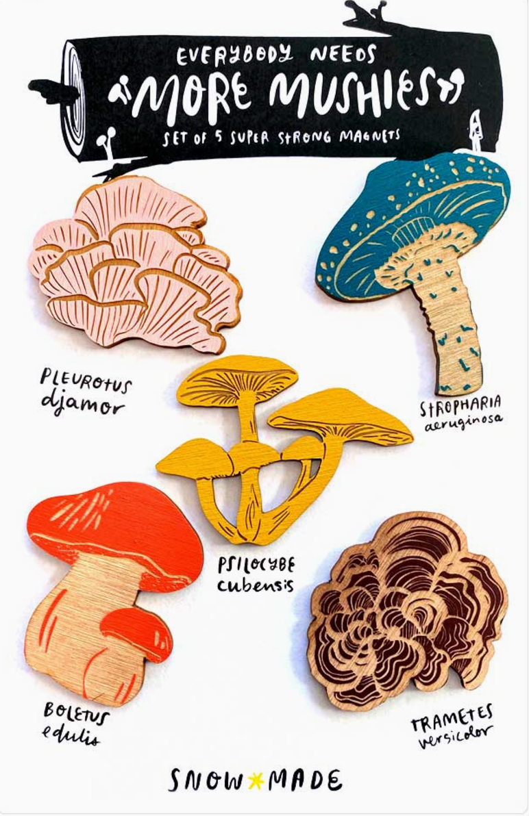 Mushrooms Magnet Set