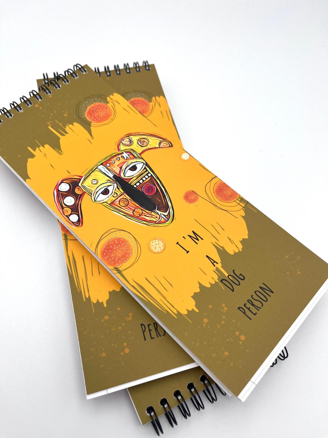 Spiral Noitebook-Dog Person List Pad