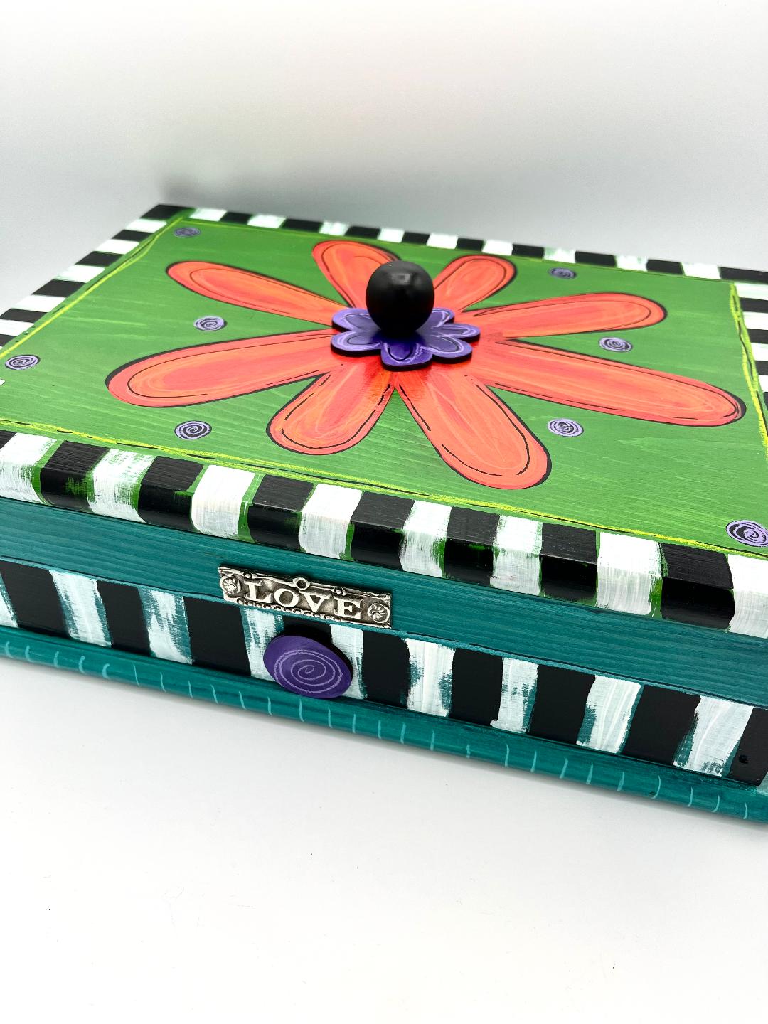 Flower Keepsake Box