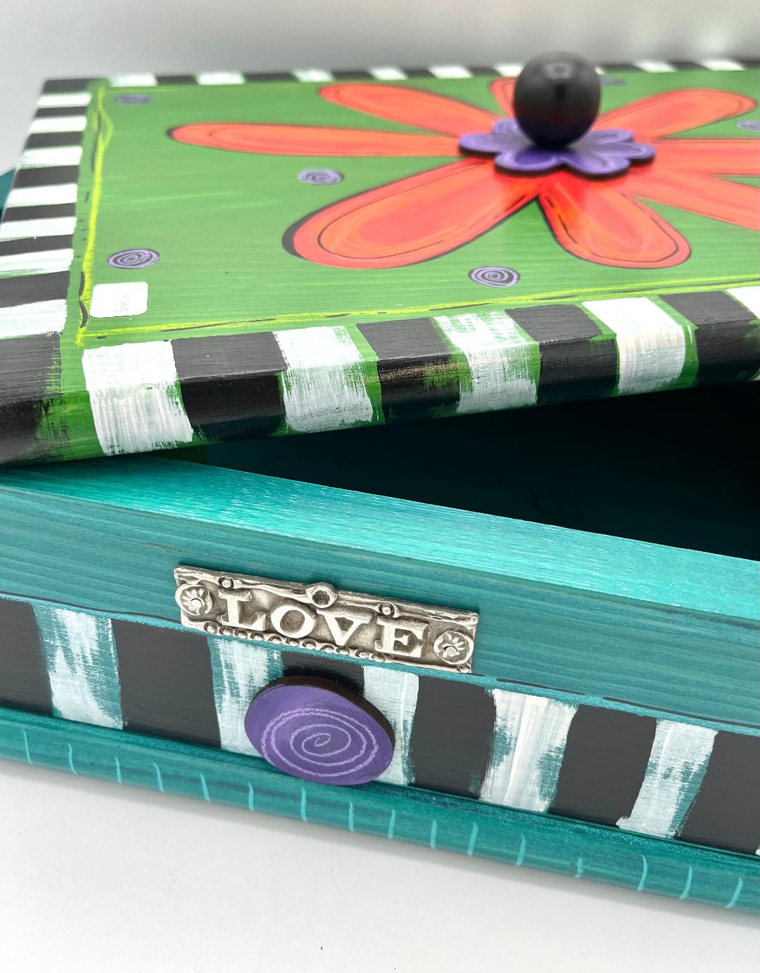 Flower Keepsake Box