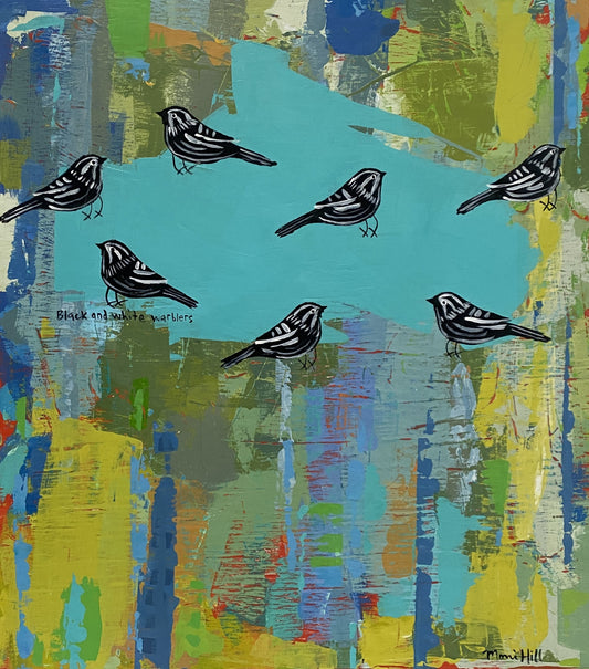 Moni Hill-Black/White Warblers(C)