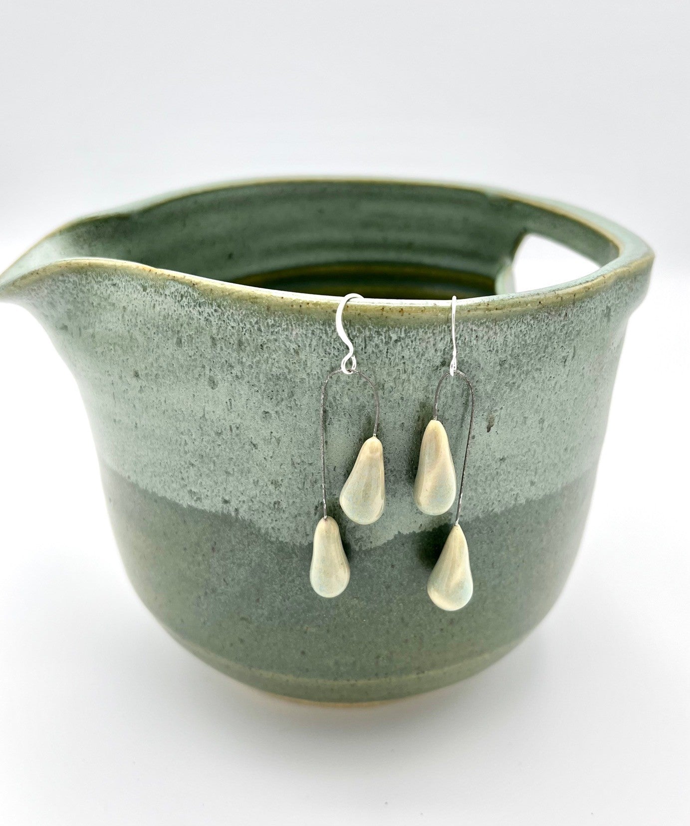 Kosciak-Double Drop Ceramic Earrings(C)