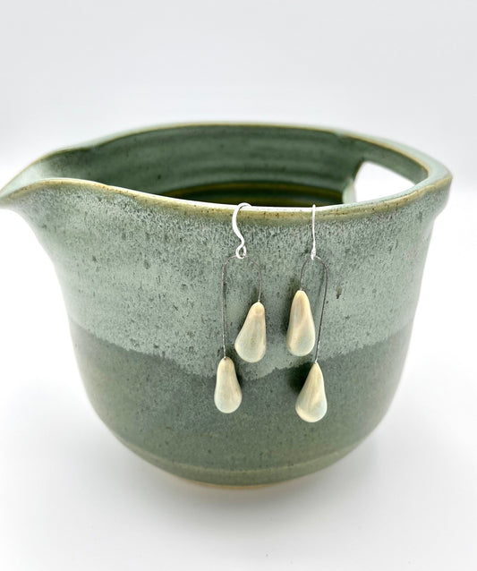 Kosciak-Double Drop Ceramic Earrings(C)